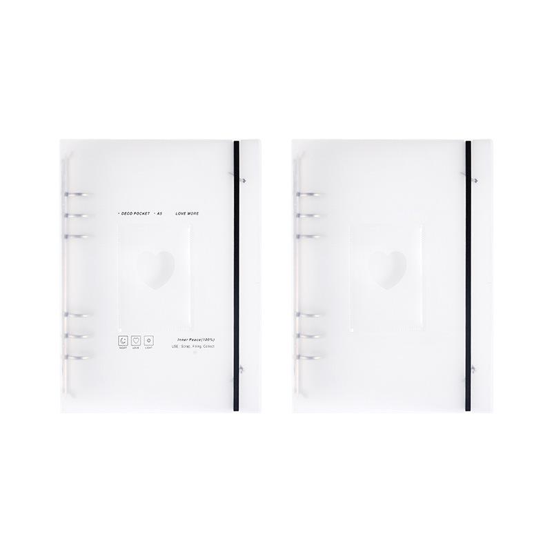 Star Idol Polaroid Album: 4-Grid Transparent Sleeve Sticker Storage