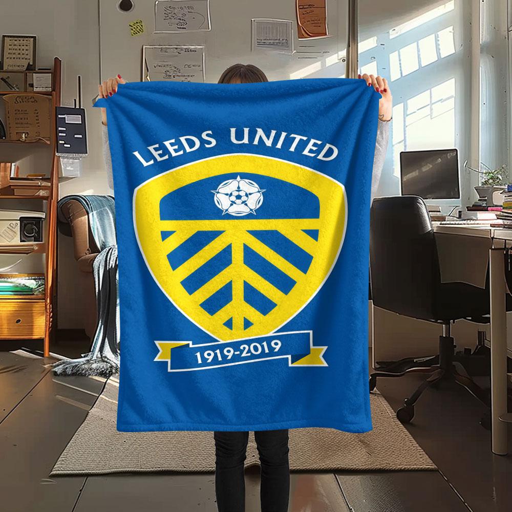Leeds United A.F.C Blanket, High Quality Comfortable for All Seasons, Home Decor, Warmth and Comfort