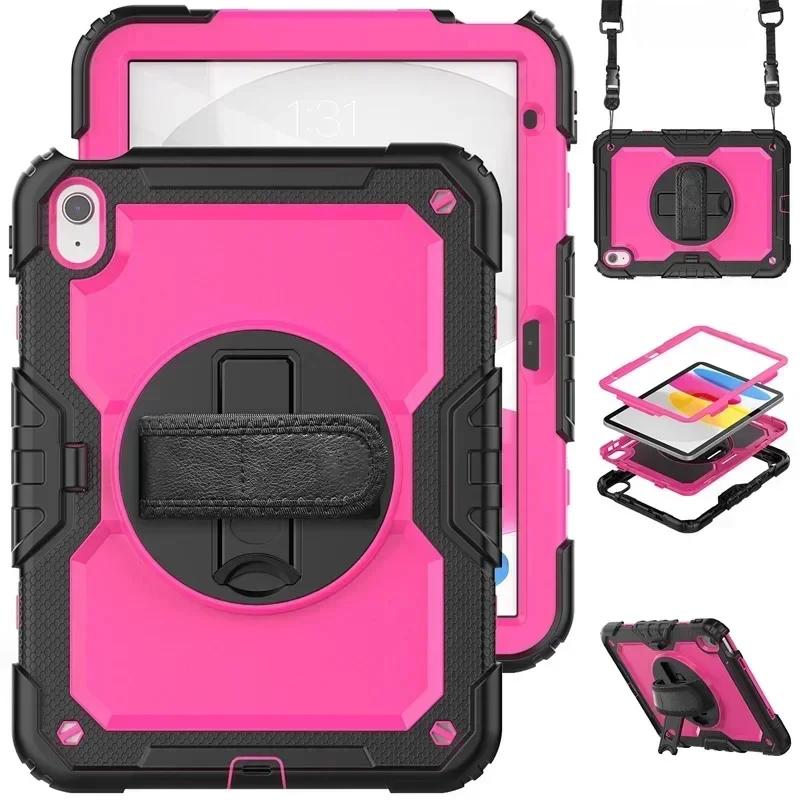 Case For iPad A16 10th 11th Generation 7/8/9th 10.2 Pro 11 12.9 Air 11 13 Air5 4 Mini 7 6 5 4 Shockproof Stand Kids Safe Cover