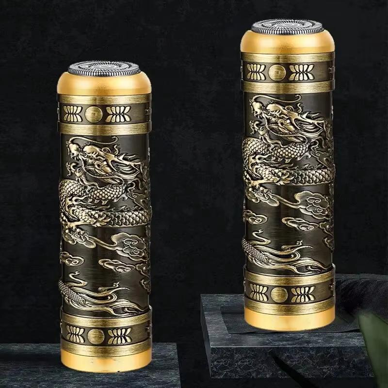 Dragon Head Shaver For Men Mini Razor Portable Shaver USB Charging Dragon Pattern Car Razor Easy to Carry Durable