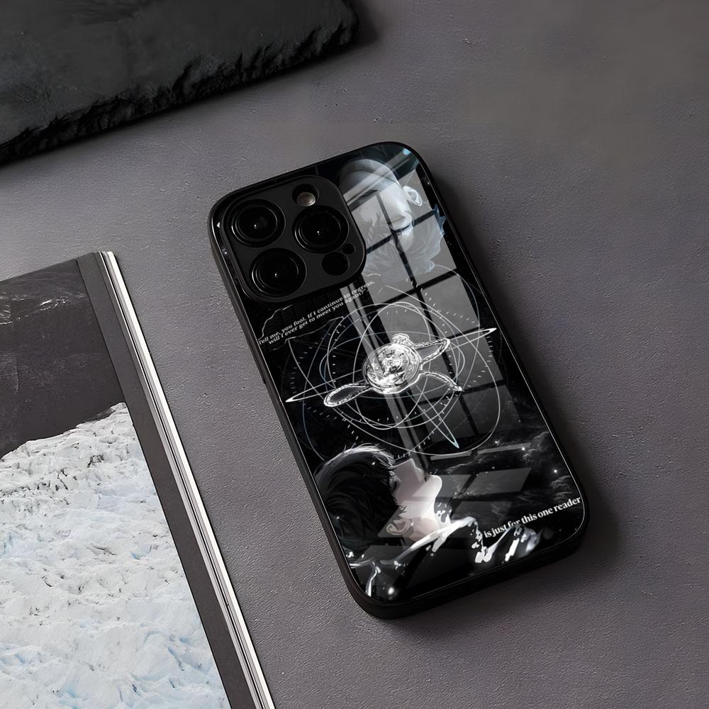 Omniscient R-Reader V-Viewpoint Orv Phone Case For IPhone 17 Air 16 E Pro Max 15 14 13 Mini 12 Pro 11 Max Plus Black Glass Cover