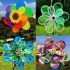 Multistyles Rotating Sunflower Stake Standing Lawn Flower Pinwheel  Outdoor Party Picnic Decor