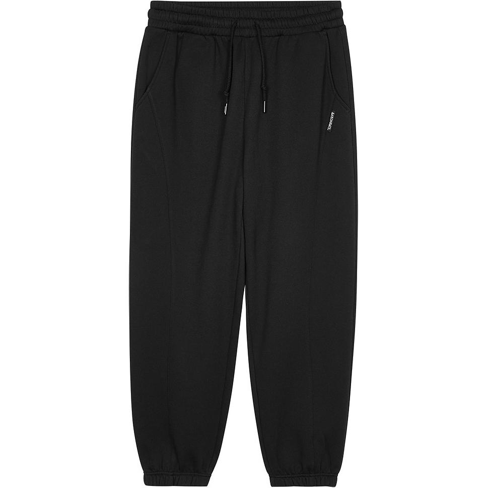 Skechers Windproof Warm Casual Simple Knitted Sports Pants Men pants Carbon-Black L424M127-0018 XL