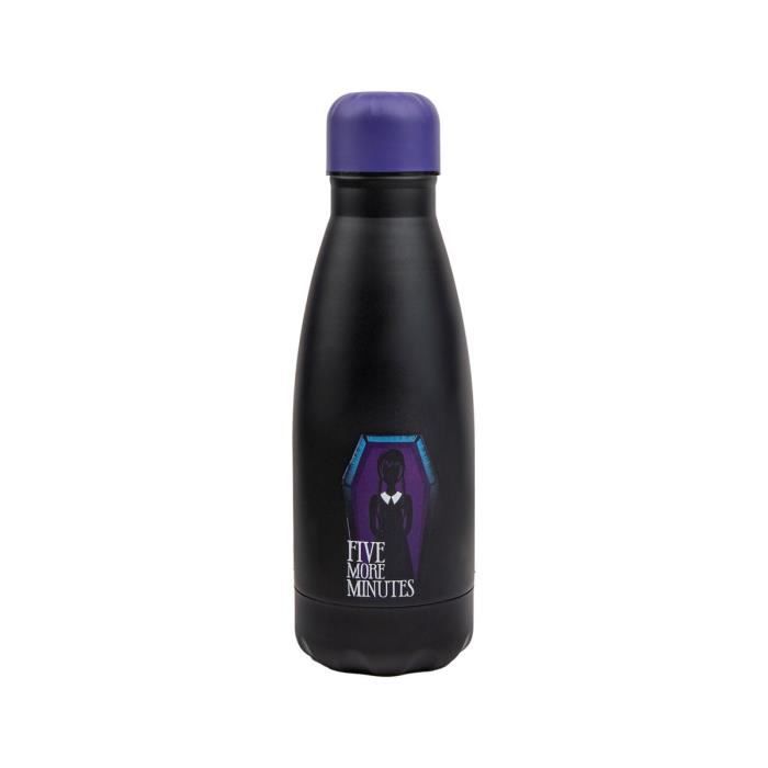 Bouteille isotherme - CINEREPLICAS - Mercredi - Coffin - 500 ml - Acier inoxydable - Noir