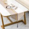Modern Nordic Light Luxury Table Runner - Elegant High-End Coffee and Tea Table Decorative Fabric Cover.