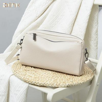 Leather Women's Bag New Trendy First-layer Cowhide Shoulder Messenger Bag Soft Leather Fashion Bag