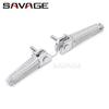 Front Footrest Foot Peg For YAMAHA YZF R125 R25 R3 MT125 MT25 MT03 MT09 FZ09 MT10 MT07 FZ6 XJ6 Motorcycle Rider Foot Rests Pedal