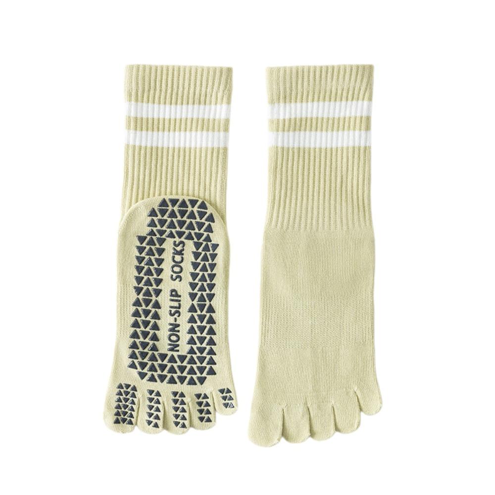 Anti-slip Five-toe Socks Long Mid-calf Floor Toe Socks Women s Non-slip Yoga Socks Ballet