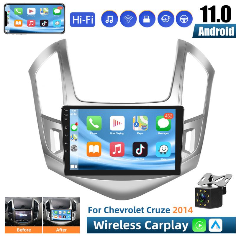 

Подходит для автомобильной навигации Carplay Android и интеграции изображения заднего вида на Chevrolet Cruze 14.