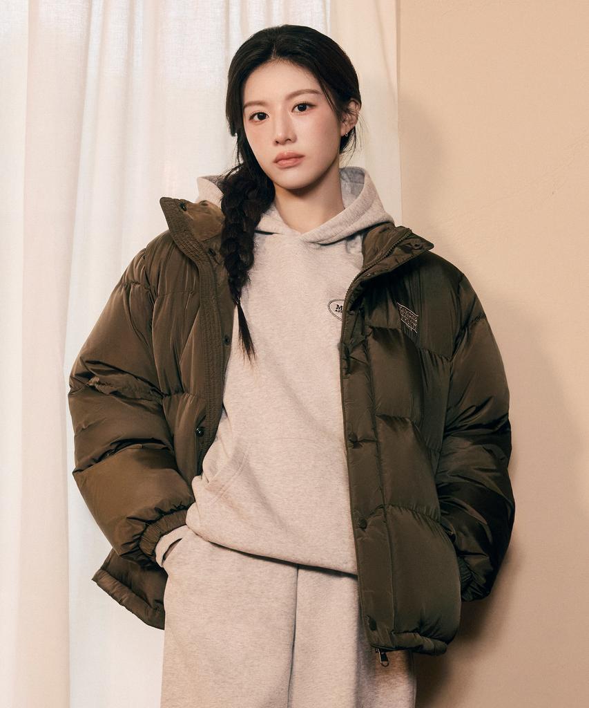 Marith + Franois Girbaud Classic Logo Down Jacket Khaki
