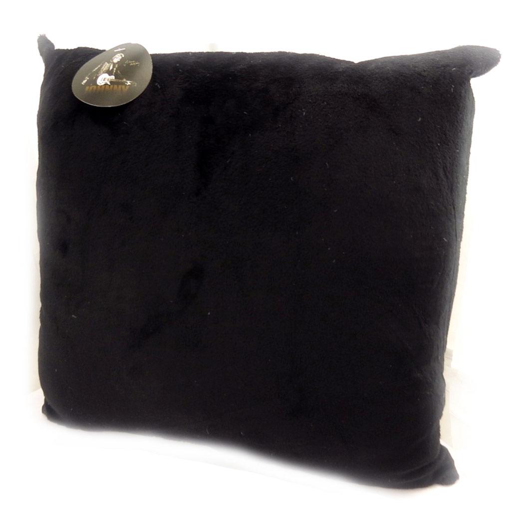 Johnny Hallyday [L2251] - Coussin déco 'Johnny Hallyday' à la guitare - 32 cm