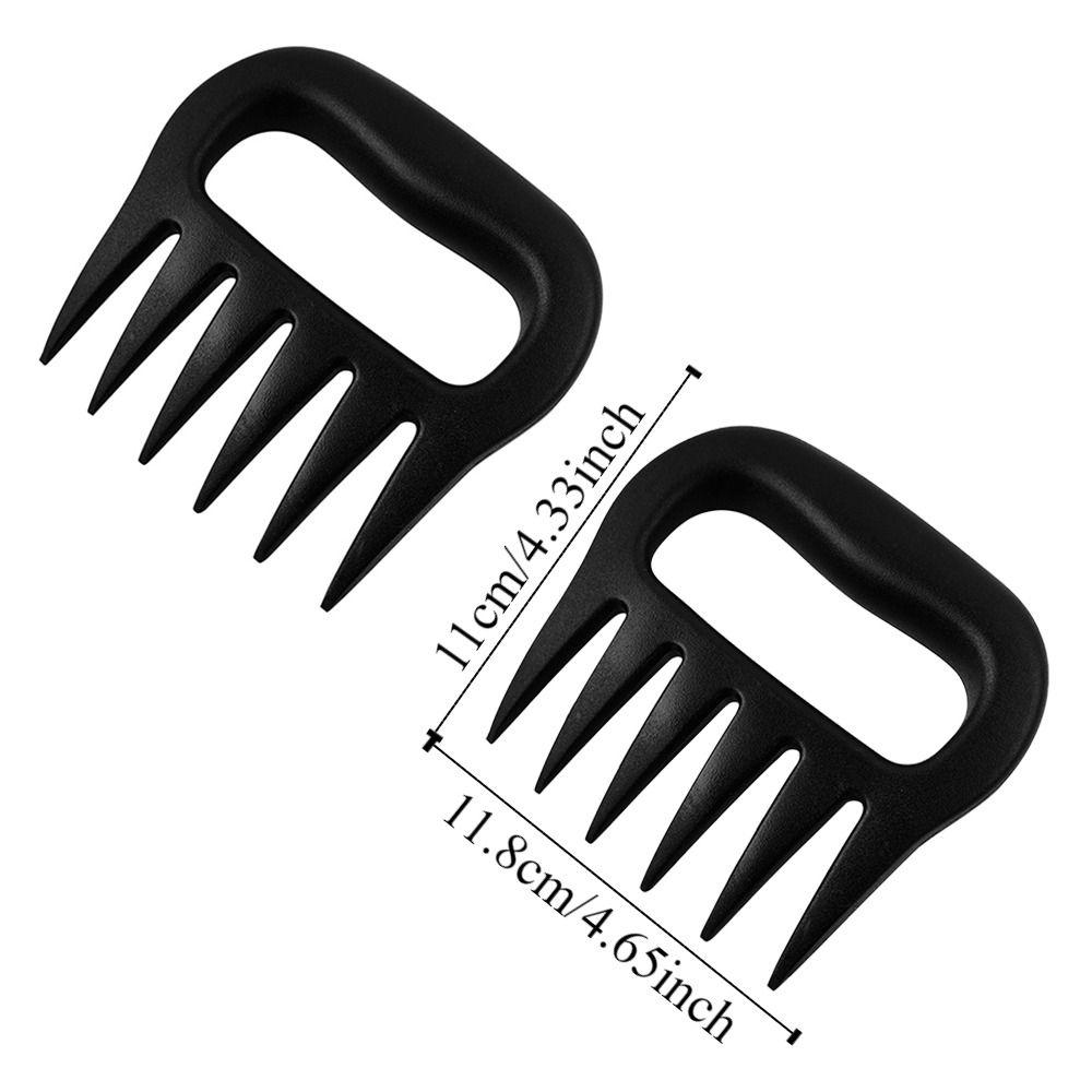 2Pcs Manual Bear Claw Meat Grinder Non-Slip Grip Meat Shredder  Pulled Pork Chicken