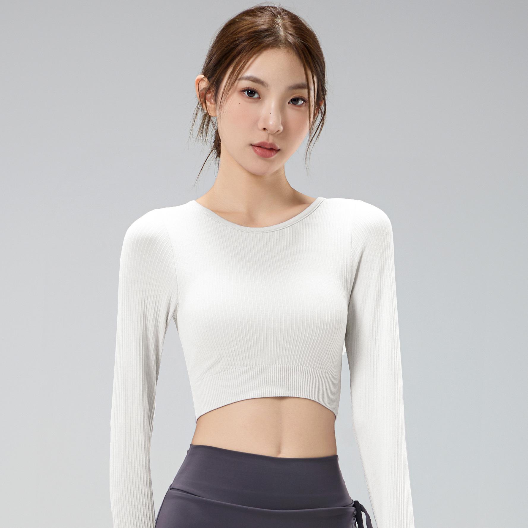 

Women s High-Value Yoga Set: Stretchy Top & Shorts with Chest Pads, Slim Fit Large (L)