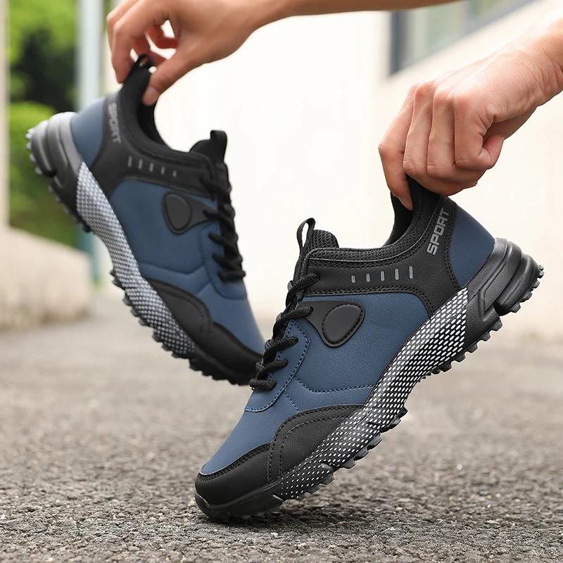 

Fashion Men s Walking Shoes, Minimalist Sports Shoes, 2025 Fashionable Mesh Lightweight Synthetic Leather Shoes,black Social Shoe Male 39