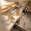 Sexy Hollow Butterfly Cuff Bracelet for Women Gold Color Flower Arm Bangle Beach Vacation Party Jewelry Gift