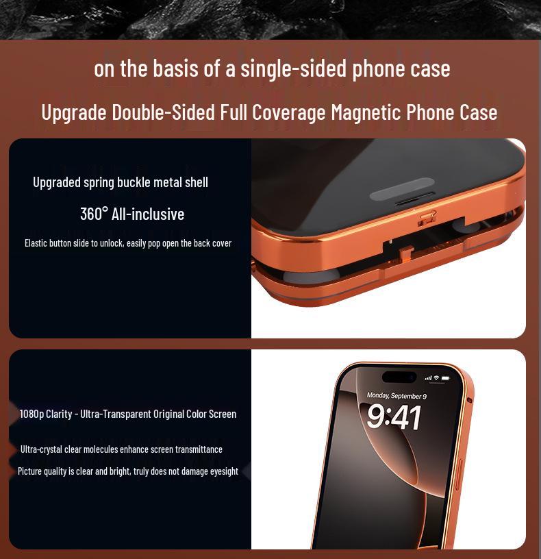 Magneto Magnetische Metallhülle mit drehbarem Ständer für iPhone 17 Pro