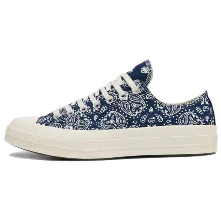 Converse Chuck 70 Low Paisley Women Sneakers Blue Navy White A15751C