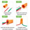 50PCS Colorful Electrical Insulated Crimp Twist Terminal Quick Wire Connector Nut Spring End Cap Connection