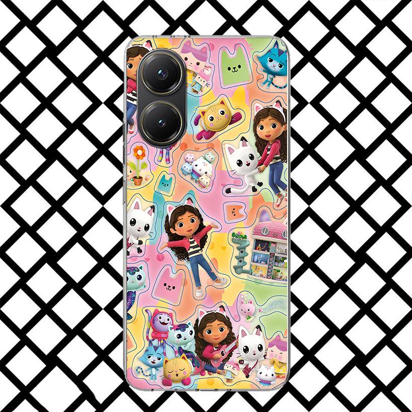Cartoon Gabbys Dollhouse Phone Case for Xiaomi Poco F7 Ultra X7 X6 X5 Pro X4 Gt M8 M7 Redmi 15 15C 13 13C 12 12C Soft Cover Fund
