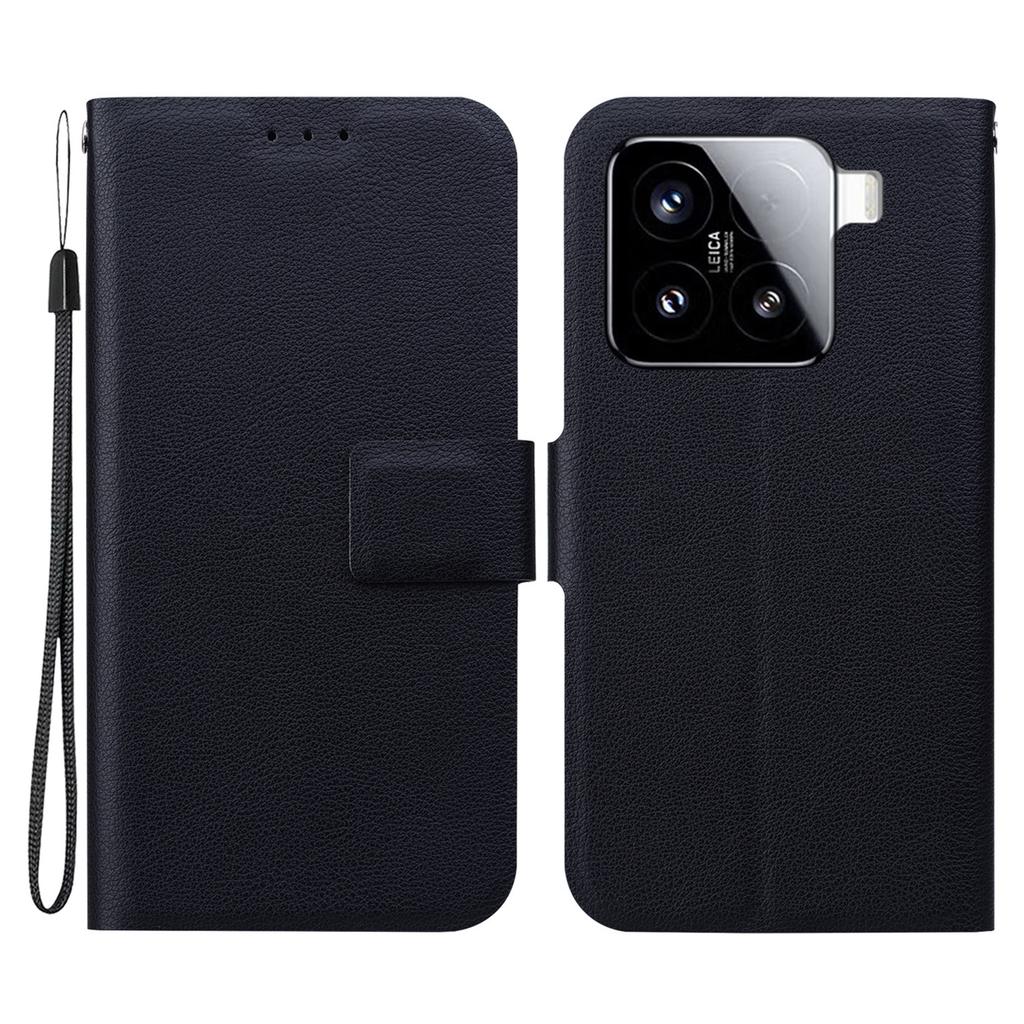 For Xiaomi 15 Case Ultra-Thin PU Leather+TPU Phone Cover with Card Slot