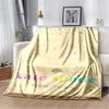 2026 New Fashion K-Kate-Spade Printed Blanket Sofa Bed Bedroom Living Room Portable Warm Extra Large Picnic Soft Blanket Stay