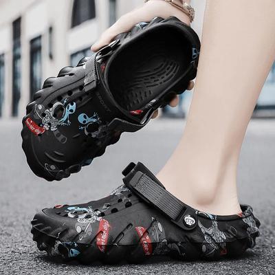 2024 Sommer Neue Herren Hausschuhe Outdoor Garten Clogs Männliche Freizeitschuhe Mode Luxus Sandalen Komfort Zuhause Weiche Hausschuhe 40-45