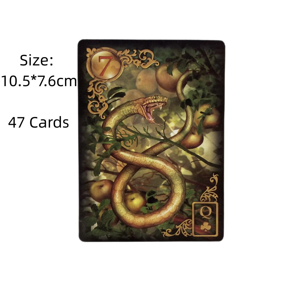 Reverie Lenormand Oracle Cards Full English Cards Deck Tarot Divination Wisdom Fate Family Party Expanded Edition Board Game
