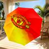 Paraguas de Apertura y Cierre Automático con Estampado del Manchester United F.C., Paraguas Plegable Portátil, para Viajes al Aire Libre, Viajes de Negocios, Viajes de Camping, Regalo de Cumpleaños Ideal