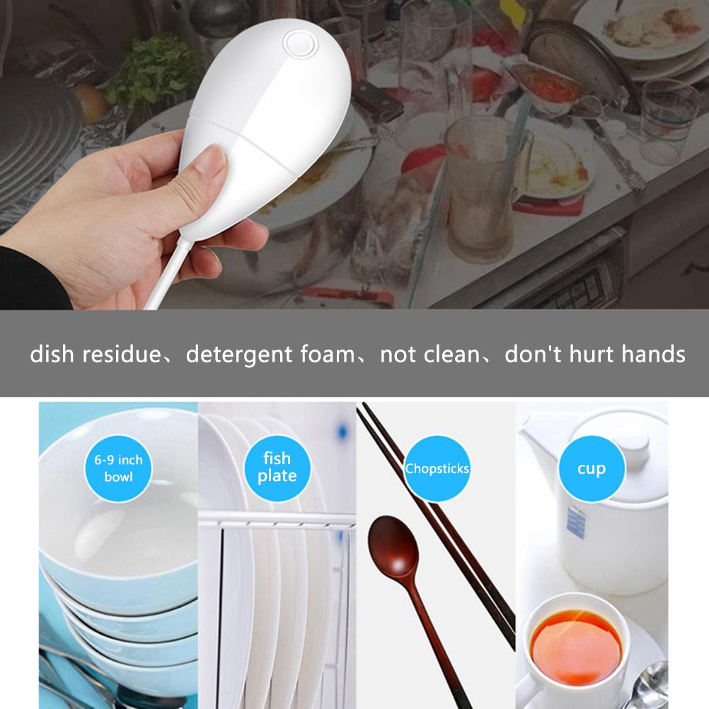 Портативная посудомоечная машина Ультразвуковой очиститель пузырьков Электронная посудомоечная машина Овощи и фрукты