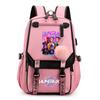 Anime K-Pop Demon Hunters Printed Backpack Schoolbag for Teenager Student Girl Boy Bookbag Large Capacity Waterproof Travel Bag Gift Rucksak