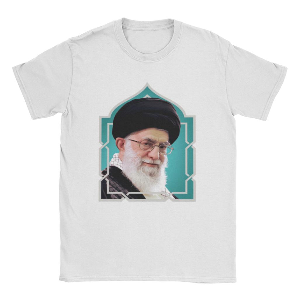 SSeyyed Ali KKhaUnisexei TShirt Unisex Hipster 100 Cotton Tees O Neck Short Sleeve T Shirt Gift Idea Clothes