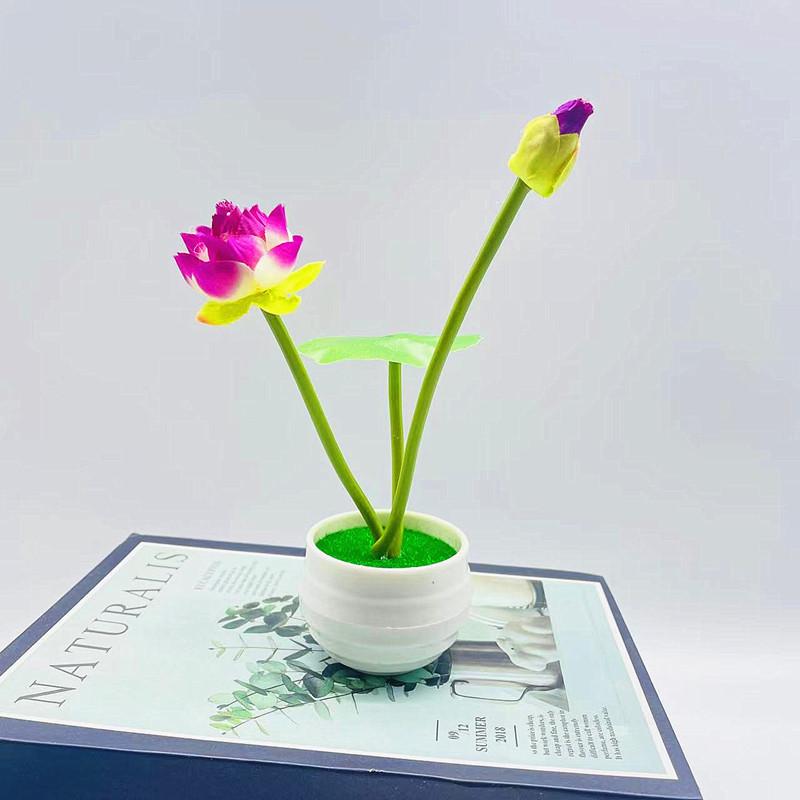 Nymphaea Artificial Simulated Green Plants Bonsai For Home Hotel Decoration