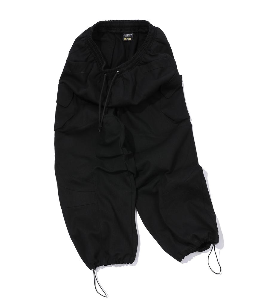 CPGN STUDIO Assassin Wide 3D Cargo Pants Black