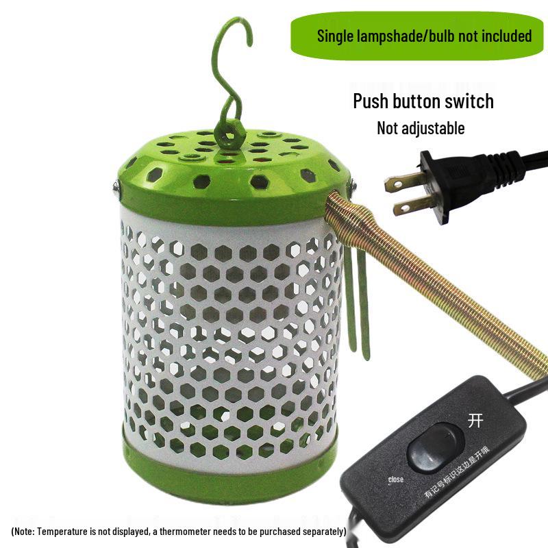 Pet Heat Lamp: Ceramic Heater for Birds, Cats, and Dogs - Winter Nest & Cage Heating