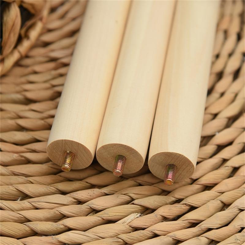 Wood Legged Gourd Grass Plant Stand for Indoor Outdoor Display Hand Woven Planter Basket Flower Pots Storage Container