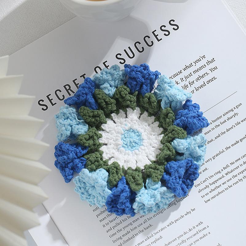 Crochet Coaster Lily Of The Valley Flower Coaster Crochet Flower Placemat Bouquet Cup Pad Coffee Mug Cup Mat Mother'S Day Gift