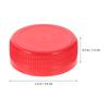 100Pcs Plastic Bottle Caps Smooth Safe for DIY Art Projects 's Creativity Building Reusable Craft Accessories Learning
