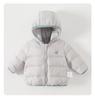 Baby Cartoon Hooded Down Jacket - Warm Autumn/Winter Long-Sleeved Zipper Shirt for Boys' Outdoor Wear
