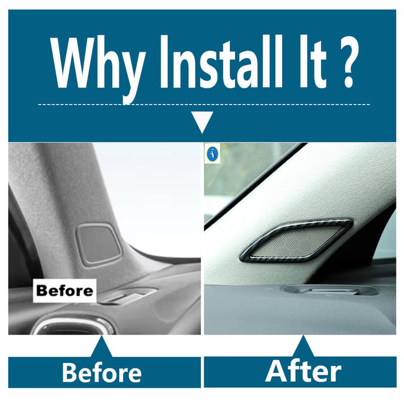 Window Lift Button / A-Pillar Air Outlet / Headlight Switch Cover Trim For Volvo XC40 2018 - 2025 Accessories Carbon Fiber