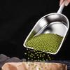 Large Capacity Stainless Steel Ice Cube Shovel Wide Opening French Fry Spatula  Supermarket
