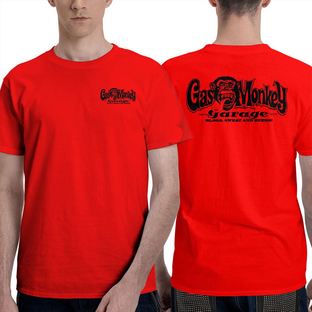 Men T-Shirt Gas Monkeys Garage Graphic T Shirts Popular  Summer Tees Streetwear Casual Cotton Tops Gift