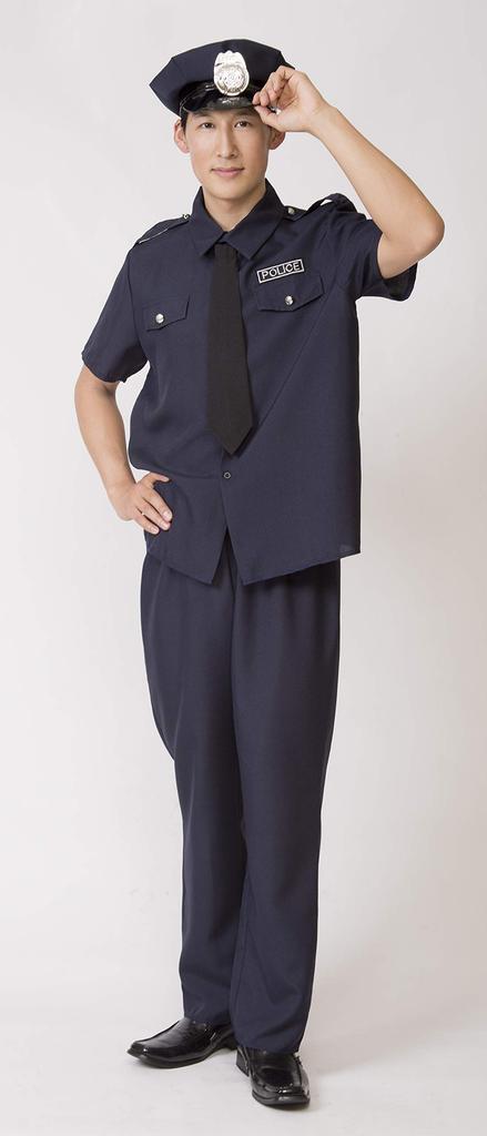 Party City MEN Cosplay Navy Police Unisex Navy