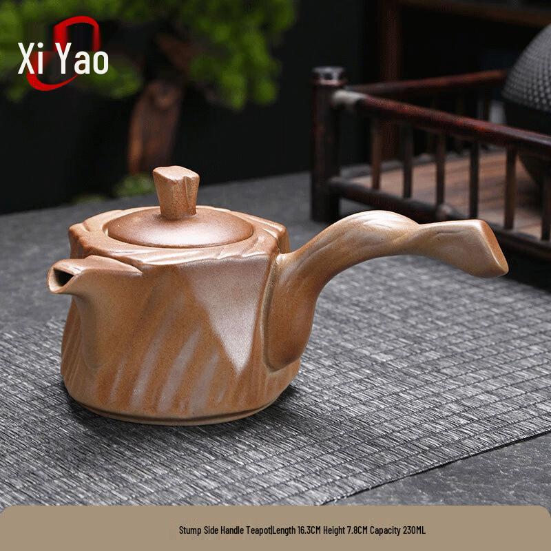 Handcrafted Ceramic Open Flame Tea Kettle & Warmer