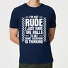 Streetwear Sommer Für Sie T-Shirt Ich bin nicht unhöflich, ich habe nur den Mut, das zu sagen, was jeder denkt Kurzarm Atmungsaktiv