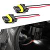 Wire Pigtail S Female H11 Two Harness Head Light Low Beam Socket Connector Plug