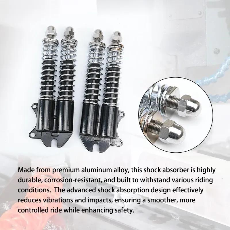 LINGQI RACING Front Wheel Hydraulic Spring Shock Absorber For Electric Off-road Scooter Kugoo Dirt Pit Mountain Bike MTB