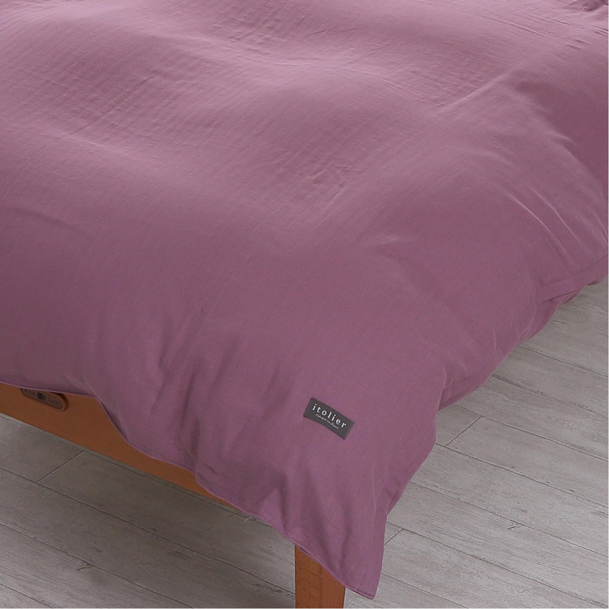

Nishikawa gauze duvet gentle to the quick snaps for easy on and made in PI03100088 [Nishikawa] Japanese-bleached cover, single, washable, 100% cotton, винный