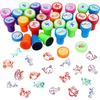 10pcs Cartoon Graffiti Seal Multi Styles Graffiti Tools Student Award Stamp Art Drawing Graffiti Accessories Birthday Party Gift