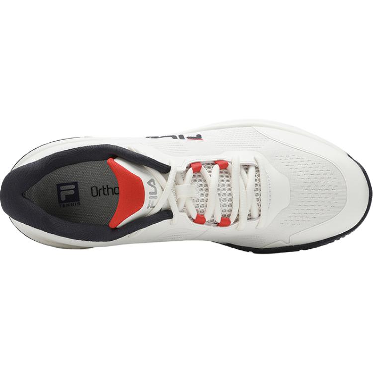 FILA Court Comfortable Versatile Durable Rebound Low-Top Tennis Shoes Men sneaker White A12M531507F-CD