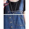 Loose Suspender Jeans Women Sleeveless Jeans Jumpsuit Summer Streetwear Denim Overalls Baggy Solid Wide Legs Denim Shorts